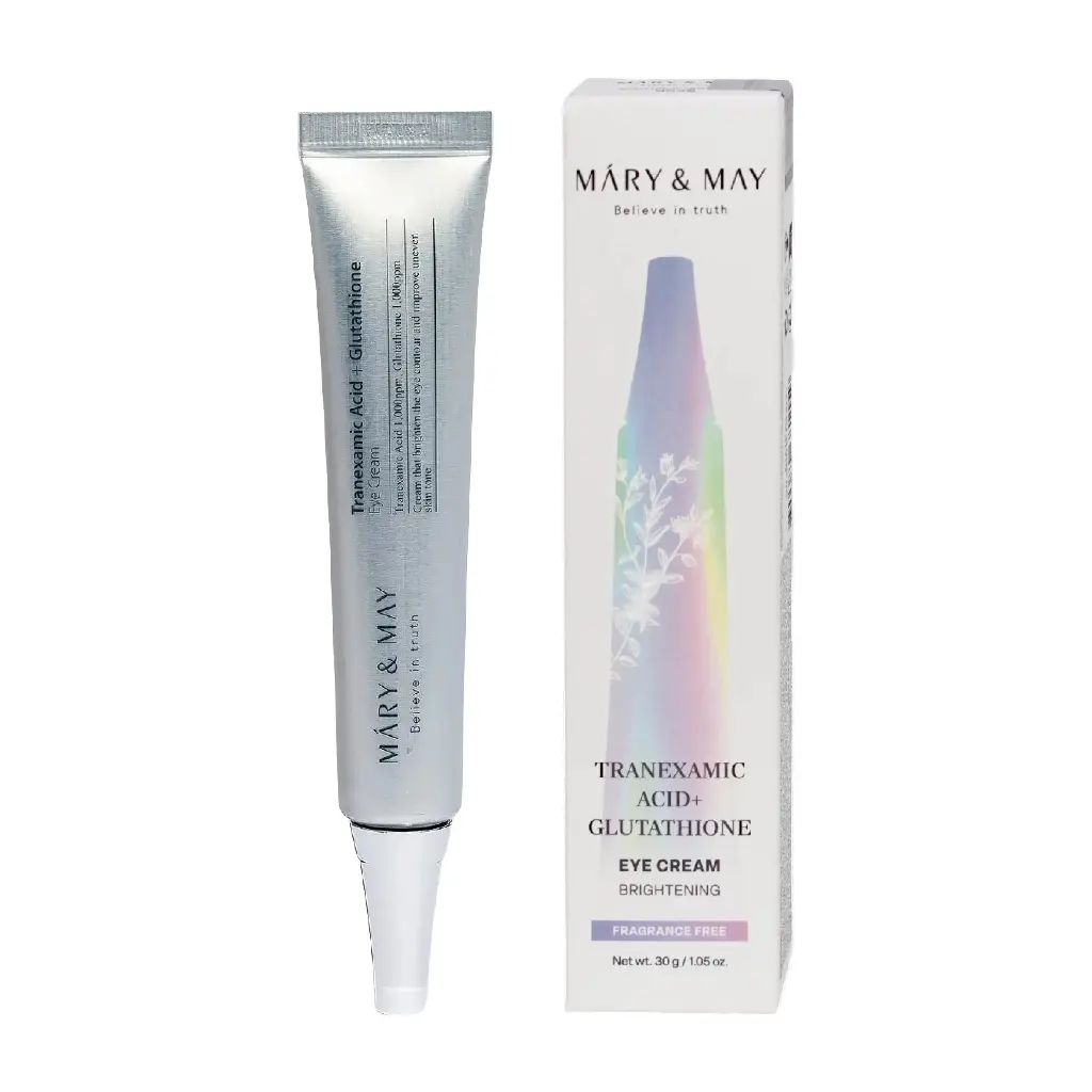 MARY & MAY - TRANEXAMIC ACID+ GLUTATHION EYE CREAM BRIGHTENING 30G