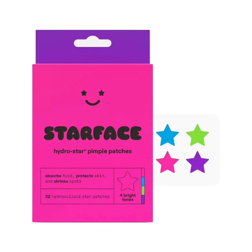 STARFACE - HYDRO STAR PIMPLE PATCHES 32 HYDROCOLLOID STAR PATCHES