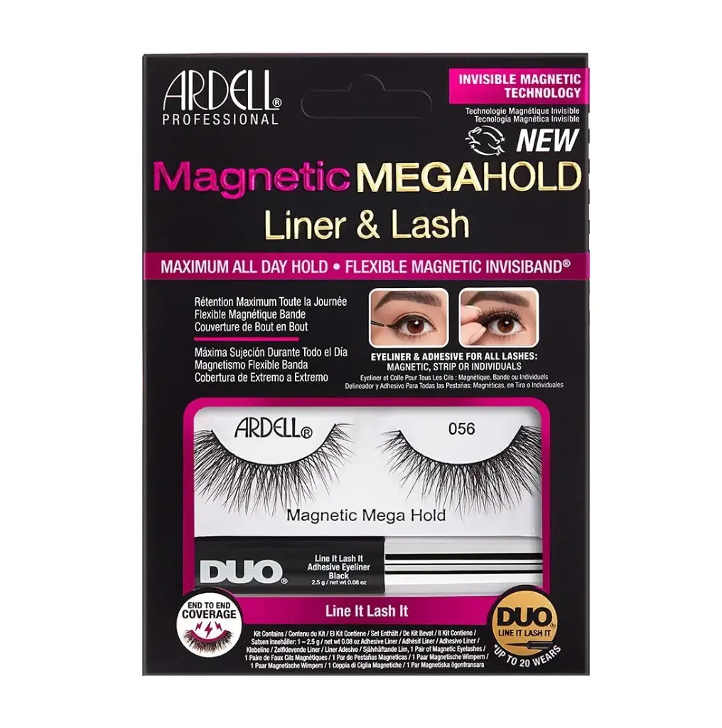 ارديل - 056 طقم آيلاينر مغناطيسي مع رموش ميجاهولد لاين إت لاش إت