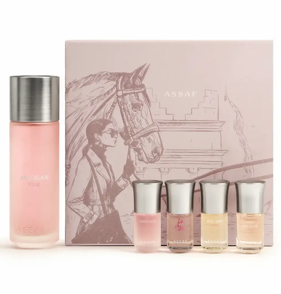 ASSAF - GIFT SET ARROGATE PINK PERFUMES 5PCS