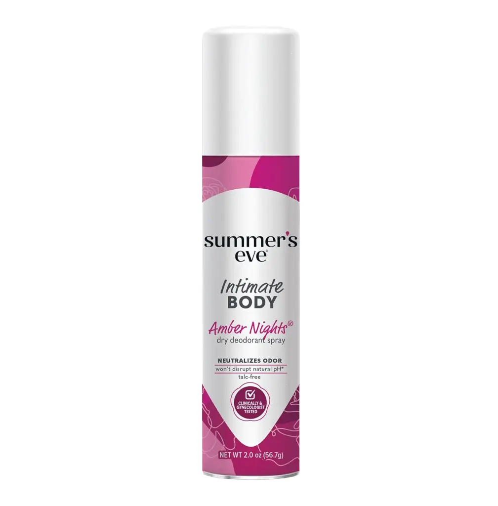 SUMMERS EVE - AMBER NIGHTS INTIMATE BODY FEMININE FRESHENING SPRAY 56.7G