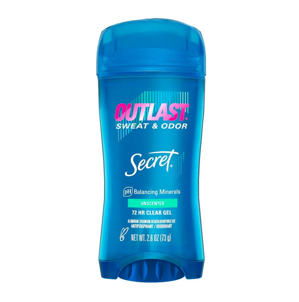سيكرت - مزيل عرق جل شفاف أوتلاست لمقاومة العرق والرائحة بدون رائحة يدوم 72 ساعة 73 جرام