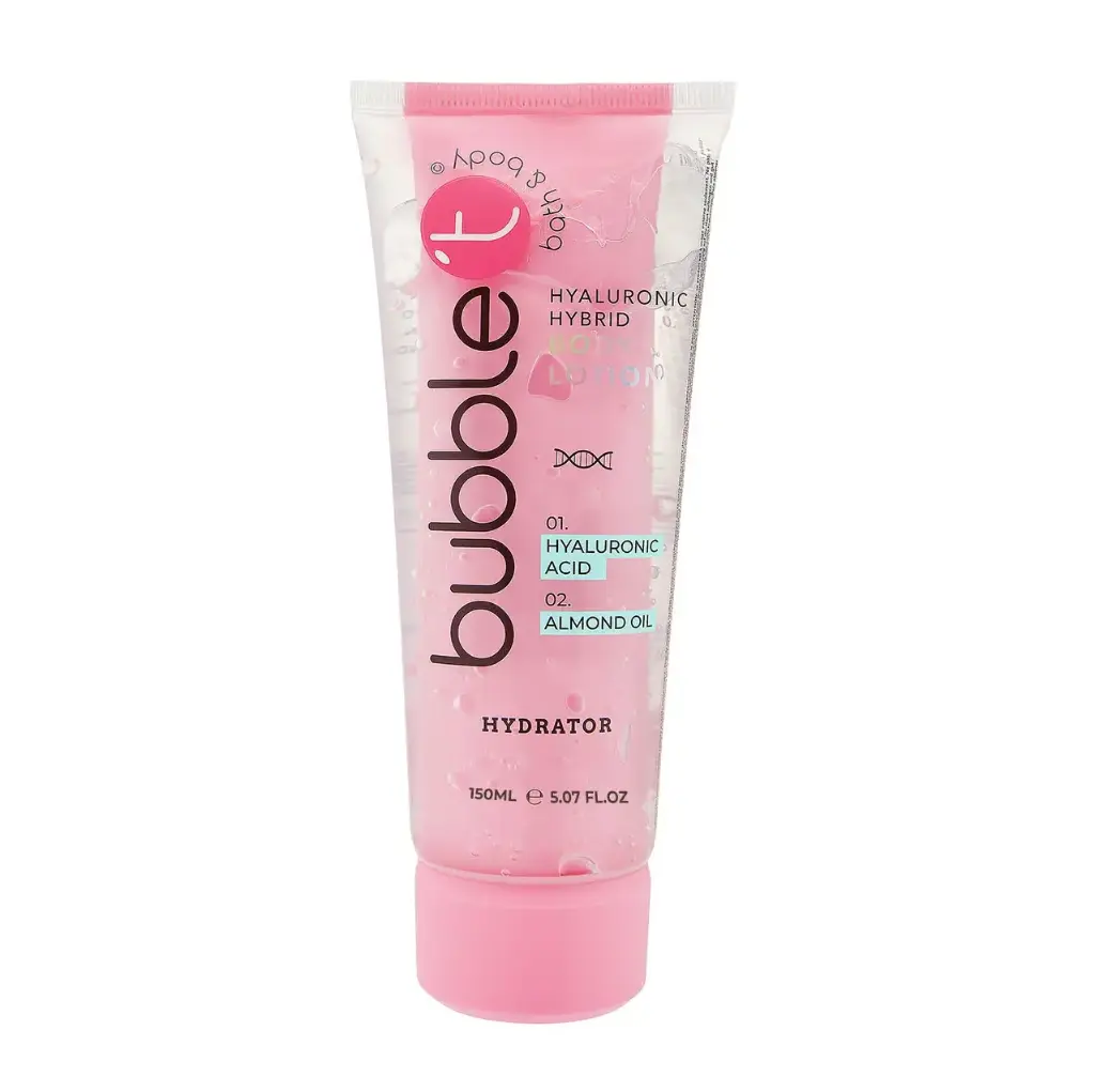 BUBBLE T - HYALURONIC ACID AND ALMOND OIL HYBRID BODY LOTION 150ML