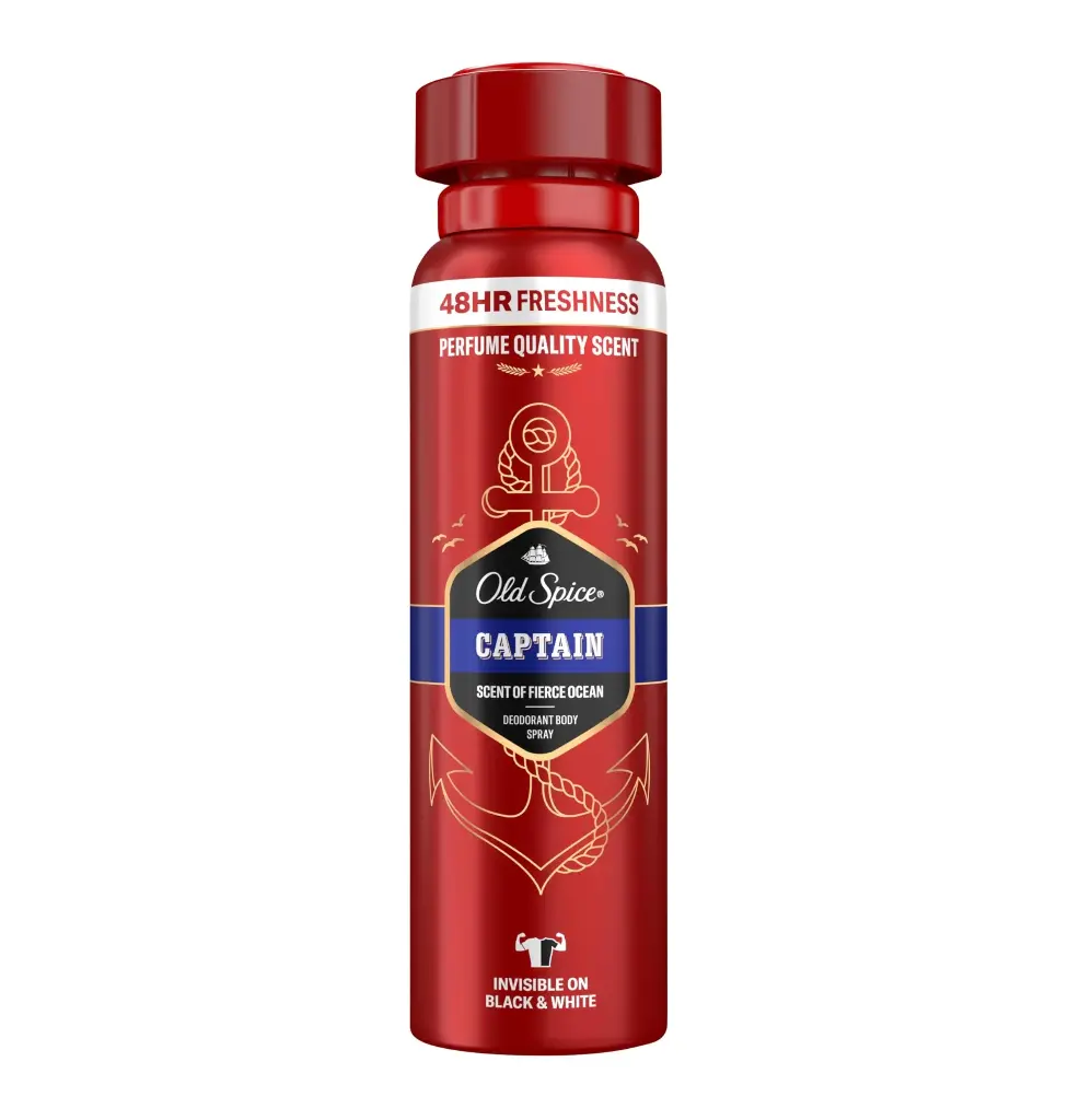 OLD SPICE - CAPTAIN DEODORANT BODY SPRAY FOR MEN 150ML