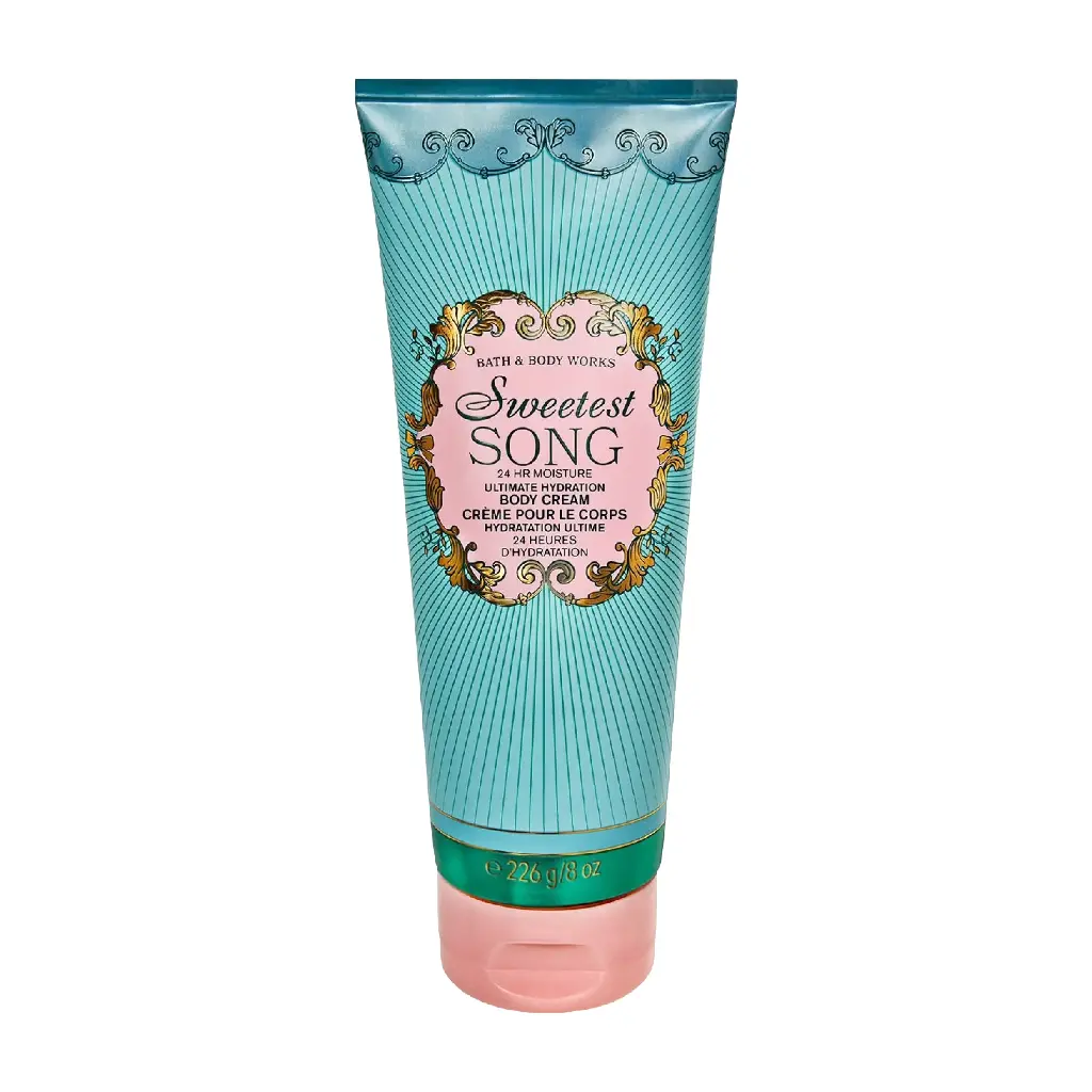 BATH & BODY WORKS - SWEETEST SONG 24H MOISTURE ULTIMATE HYDRATION BODY CEARM 226G
