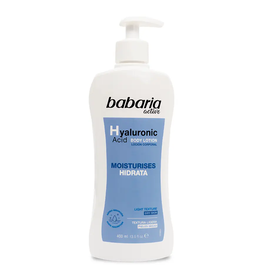 BABARIA - BODY LOTION  HYALURONIC ACID 400ML