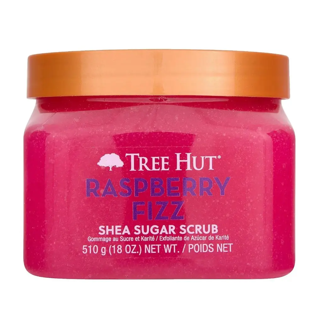 تري هت - مقشر الجسم بزبدة الشيا والسكر بنكهة توت العليق 510 جرام