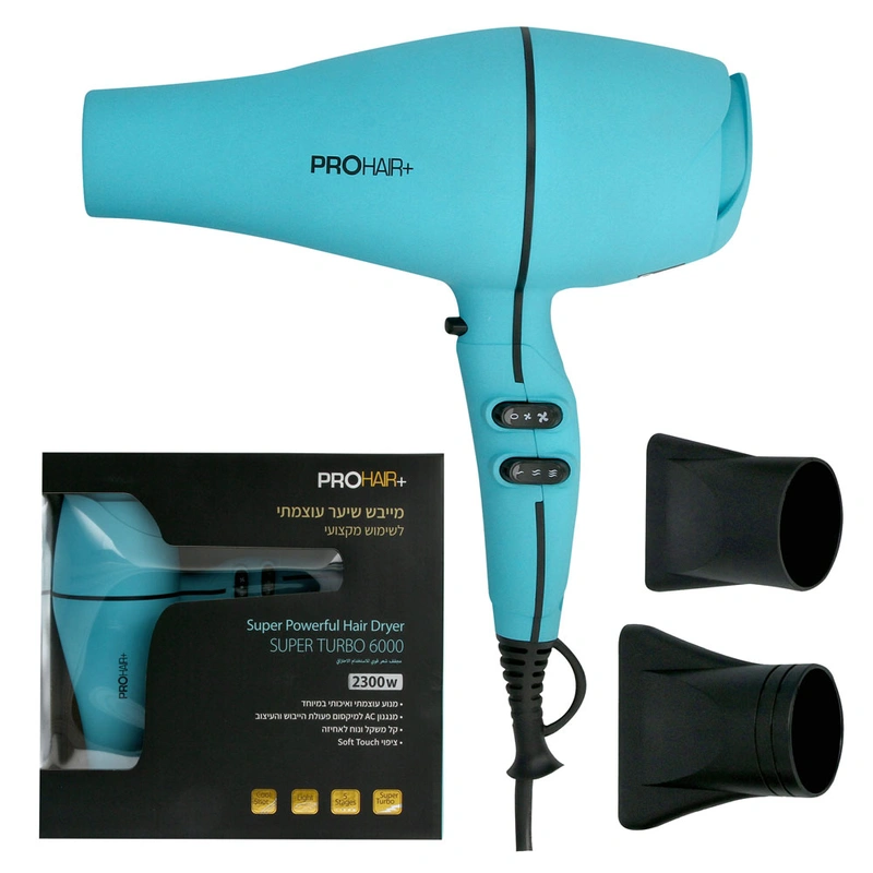 PRO HAIR+ - SUPER POWERFUL HAIR DRYER SUPER TURBO 6000 