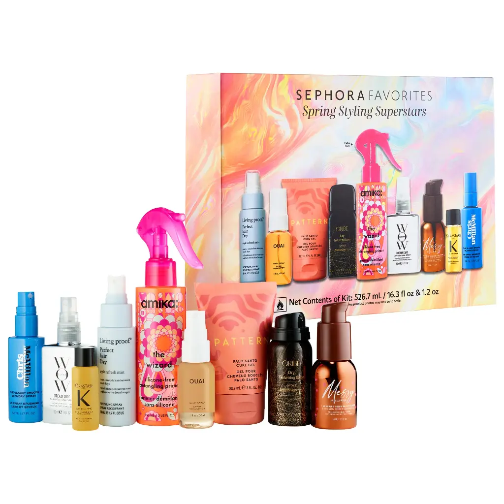 SEPHORA - FAVORITES SPRING STYLING SUPERSTARS HAIR GIFT SET 9PCS