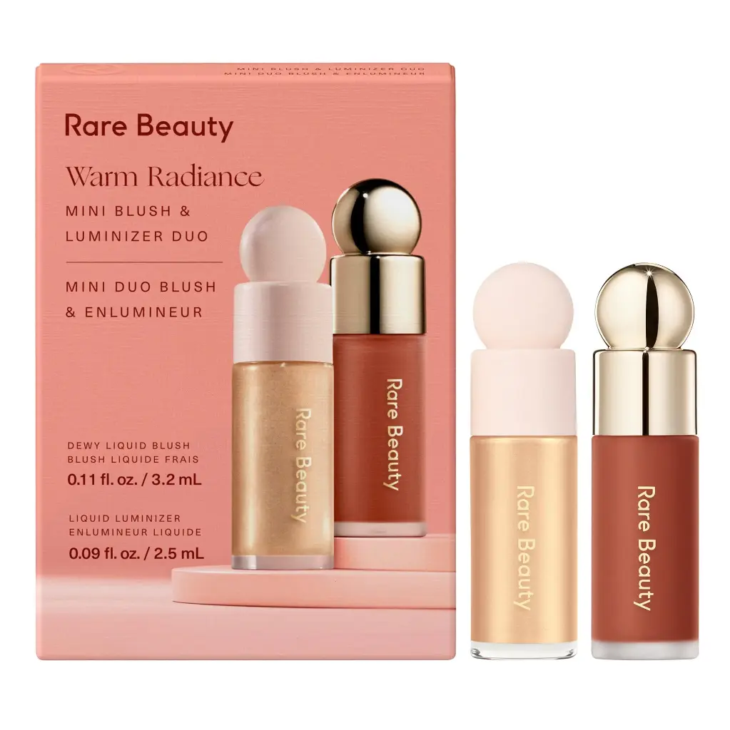 RARE BEAUTY - MINI Liquid BLUSH & LUMINIZER Highlighter DUO