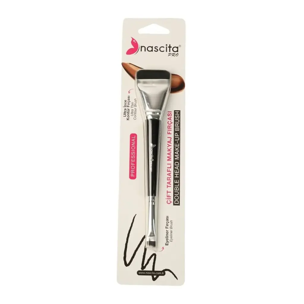 NASCITA - DOUBLE HEAD MAKEUP CONTOUR AND EYELINER BRUSH - 497