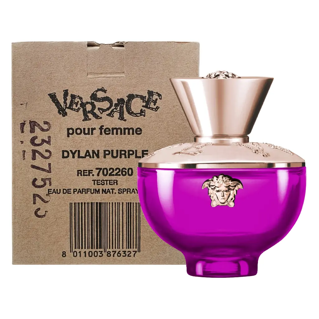 TESTER - VERSACE -  POUR FEMME DYLAN PURPLE EDP 100ML