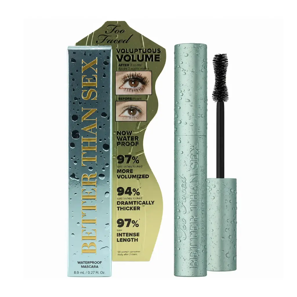 TOO FACED - BETTER THAN SEX WATERPROOF MASCARA 8ML