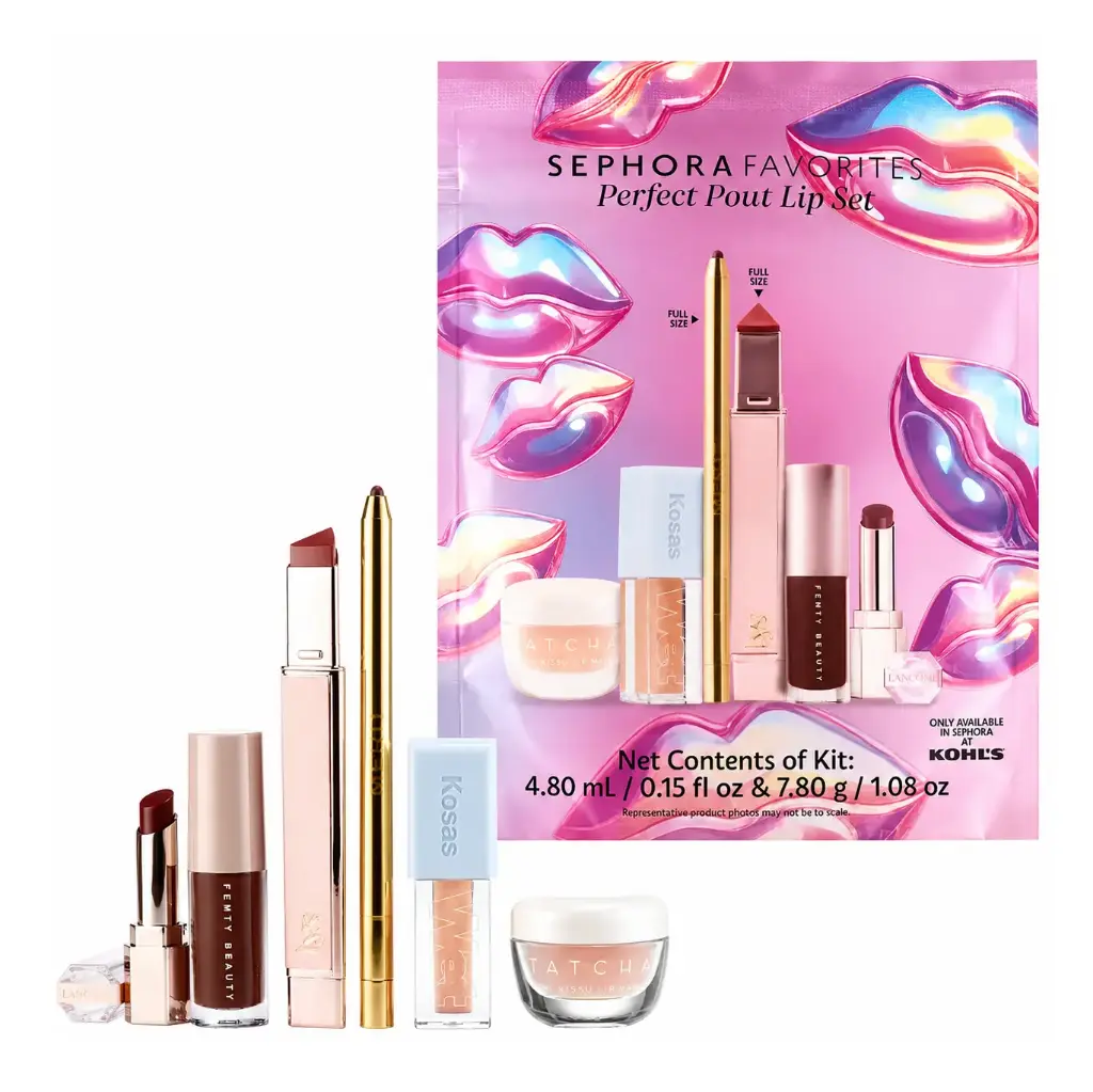 SEPHORA - FAVORITES PERFECT POUT LIP SET 6PCS