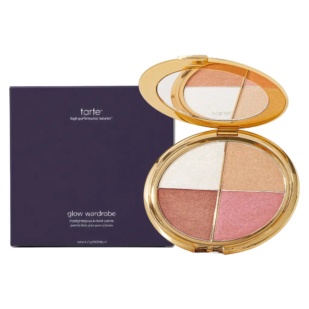 TARTE - GLOW WARDROBE HIGHLIGHTING EYE & CHEEK PALETTE 6.4G