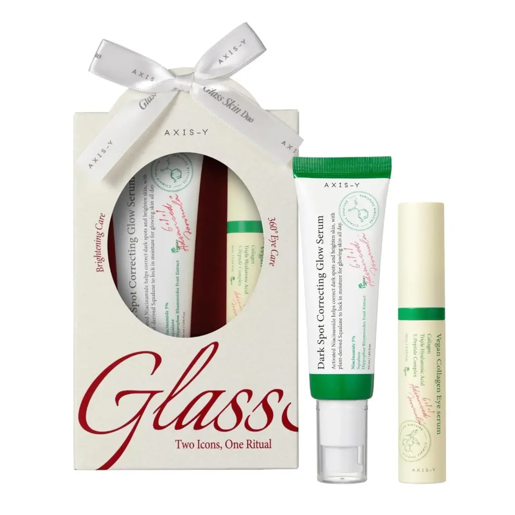 AXIS-Y - GLASS SKIN DUO SET  FACE SERUM + EYE SERUM 2PSC