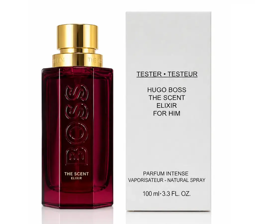 TESTER - HUGO BOSS - THE SCENT ELIXIR PARFUM INTENSE 100ML