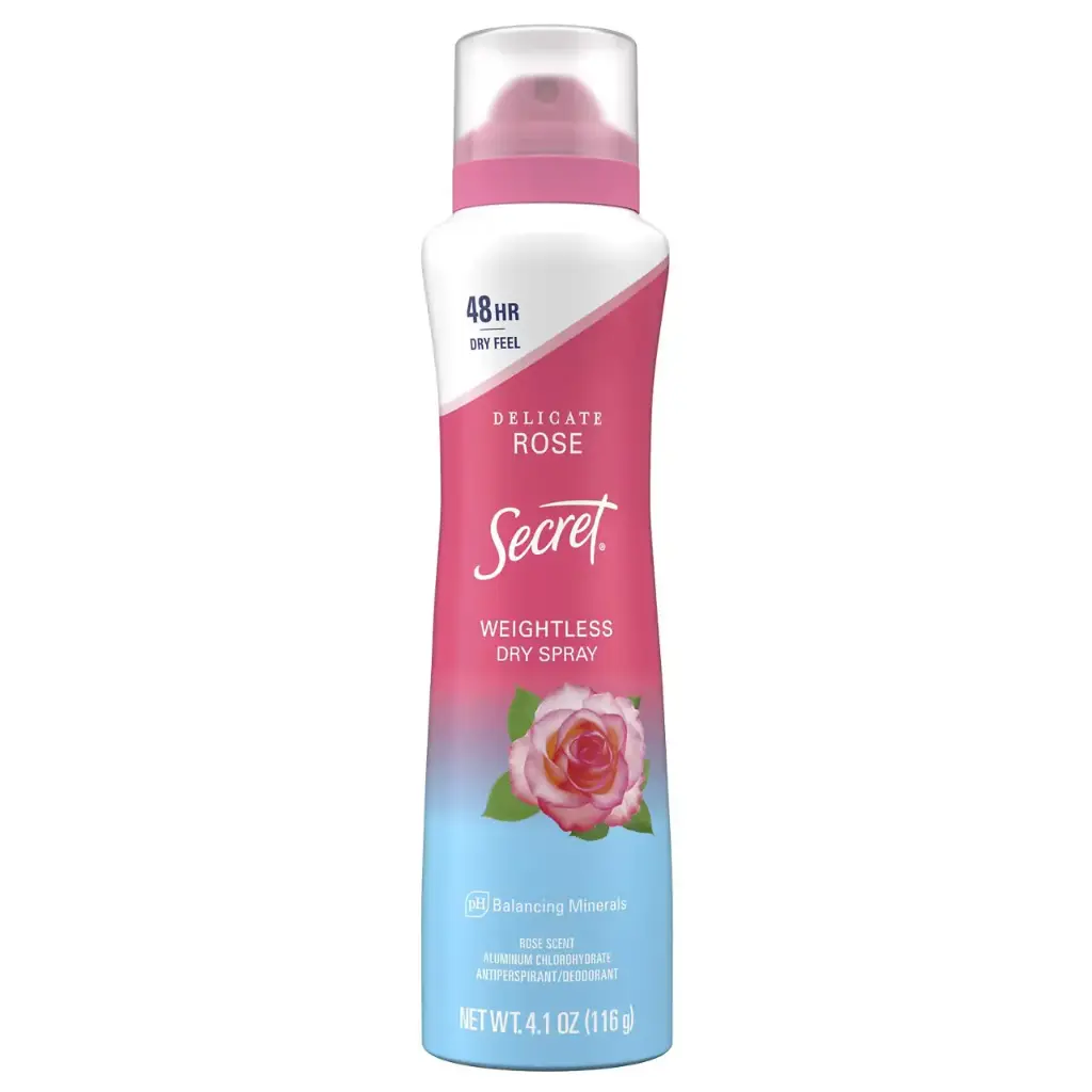 SECRET - DELICATE ROSE WEIGHTLESS DRY SPRAY 116G