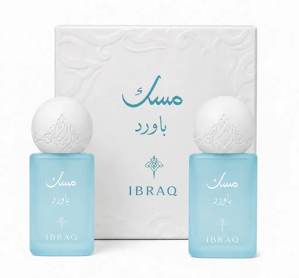 ابراهيم القرشي ابراق - ابراق مسك باودر او دي بي 10 مل + زيت عطري 6 مل