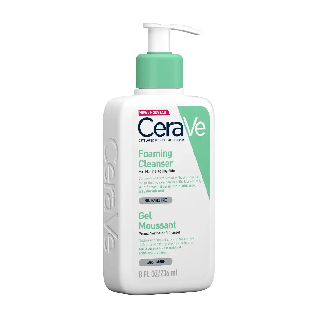 CERAVE - FOAMING CLEANSER FOR NORMAL TO OIL SKIN 236ML