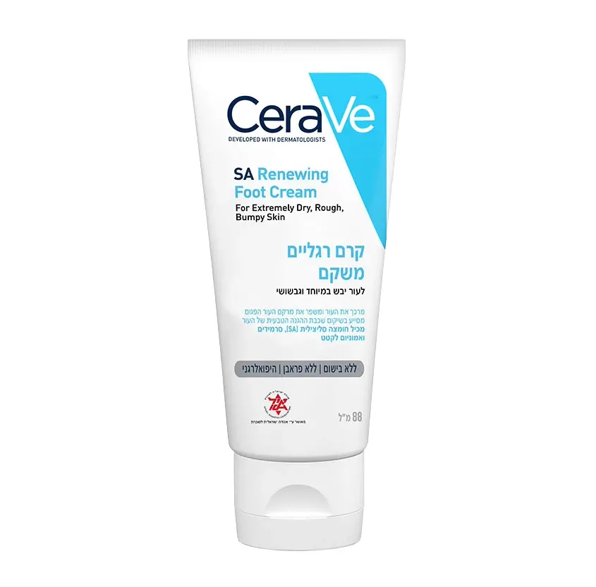 CERAVE - SA RENEWING FOOT CREAM FOR EXTREMELY DRY ROUGH BUMPY SKIN 88ML