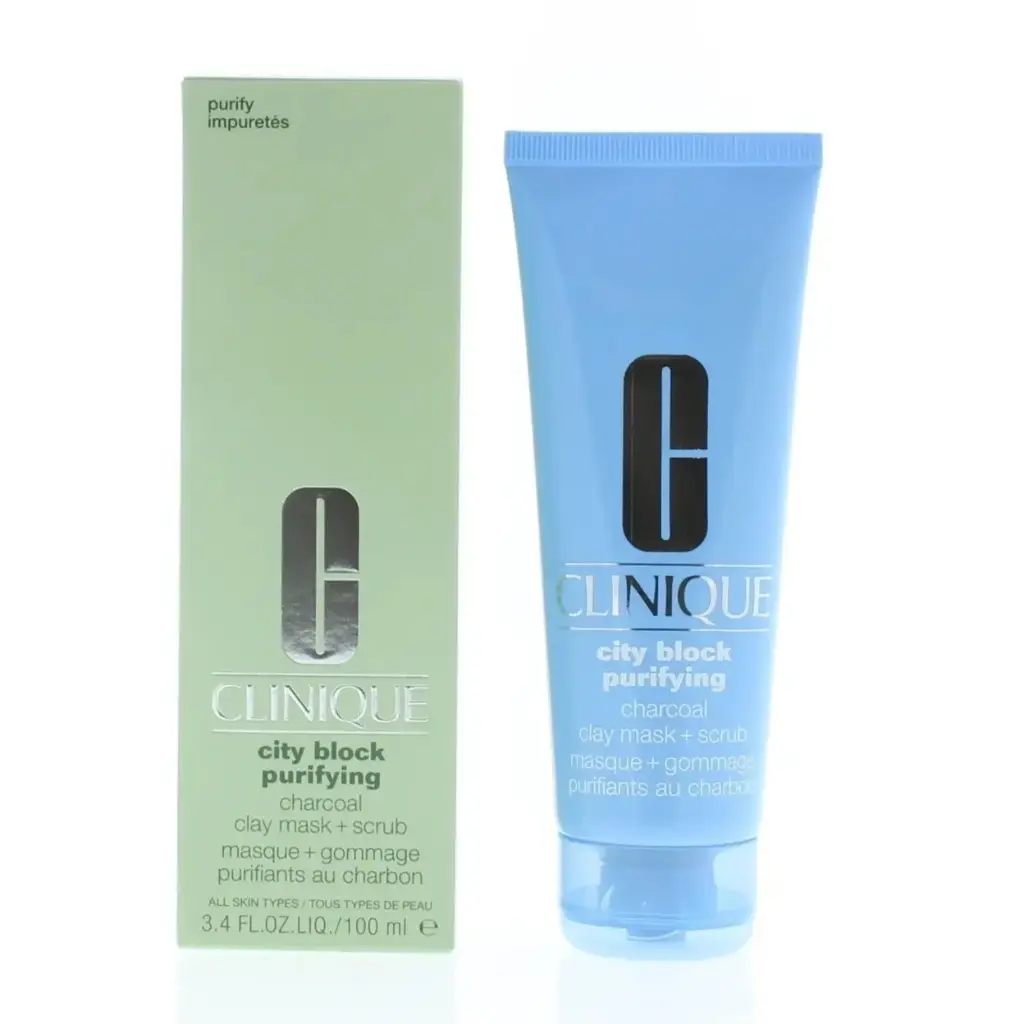 كلينيك - قناع طين الفحم المنقي + مقشر سيتي بلوك 100 مل