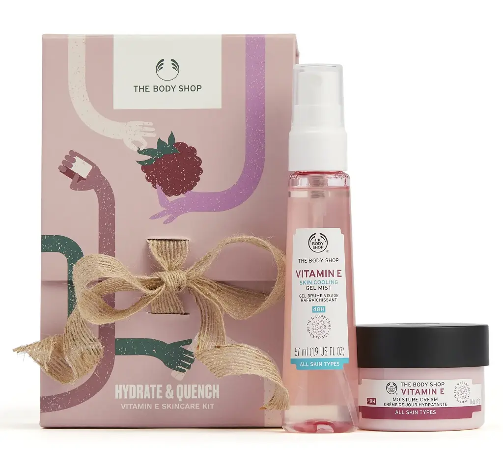 THE BODY SHOP - PRECIOS SET HIDRATANTE VITAMINA E SKINCARE KIT 2PCS