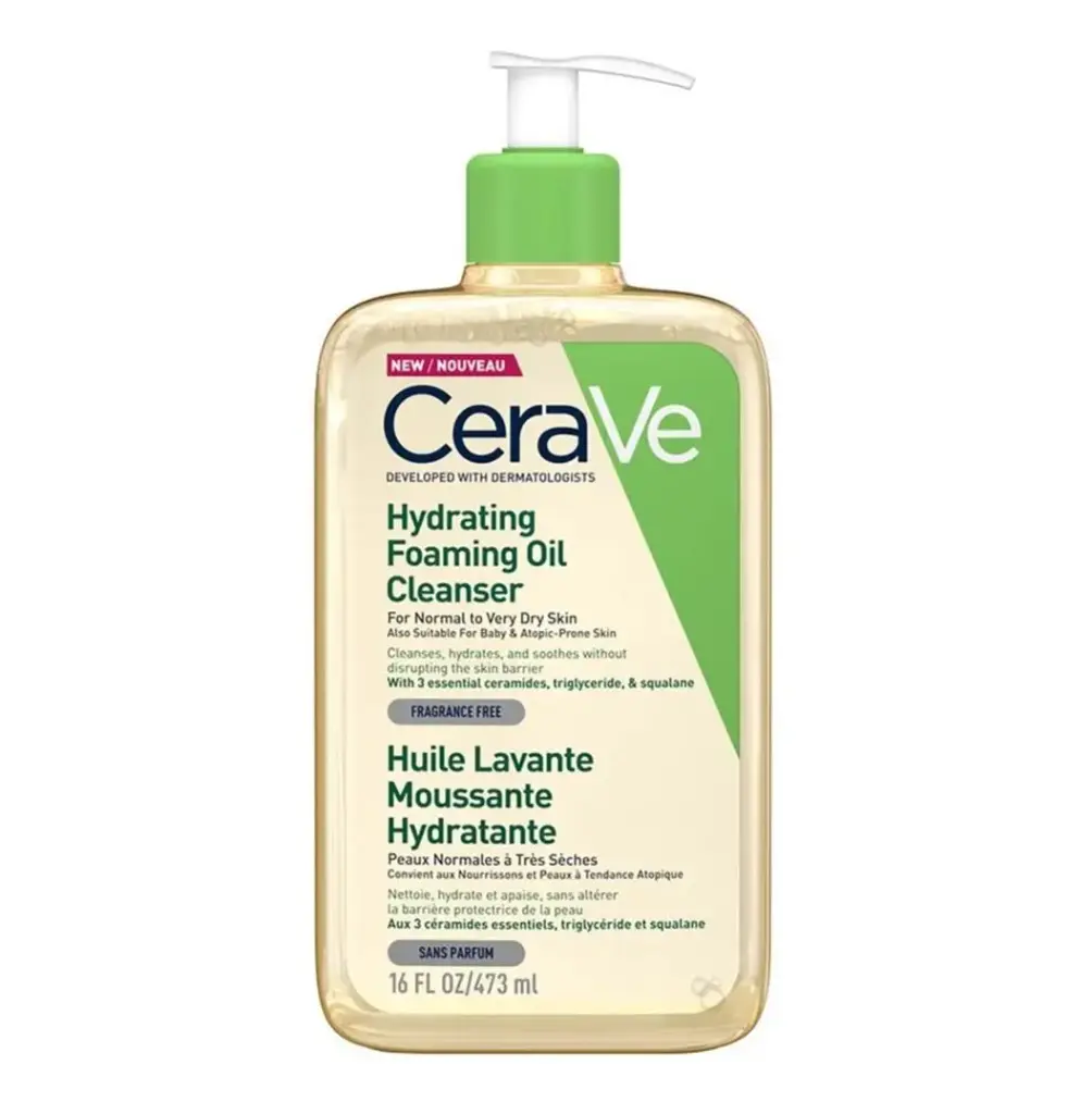 CERAVE - HYDRATING FOAMING OIL CLEANSER FOR NORMAL RO VERY DRY SKIN 473ML