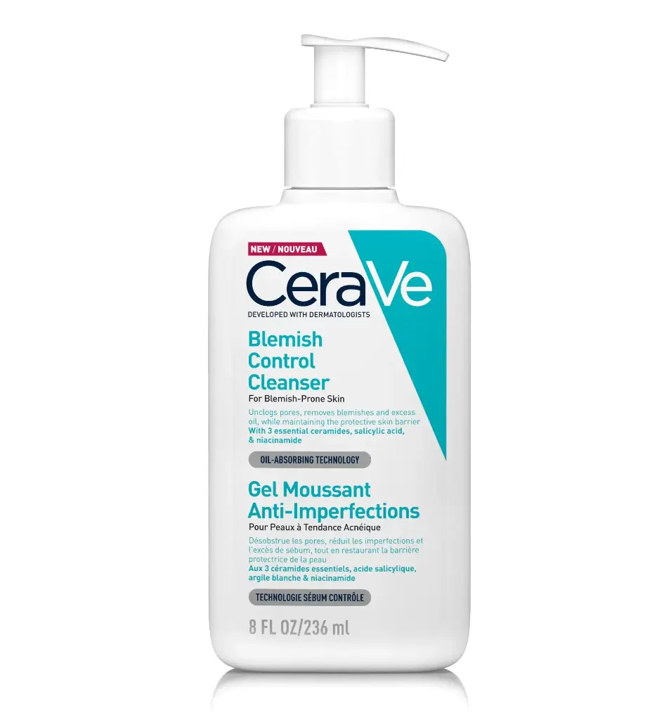 CERAVE - BLEMISH CONTROL FACE CLEANSER FOR BLEMISH-PRONE SKIN 236ML