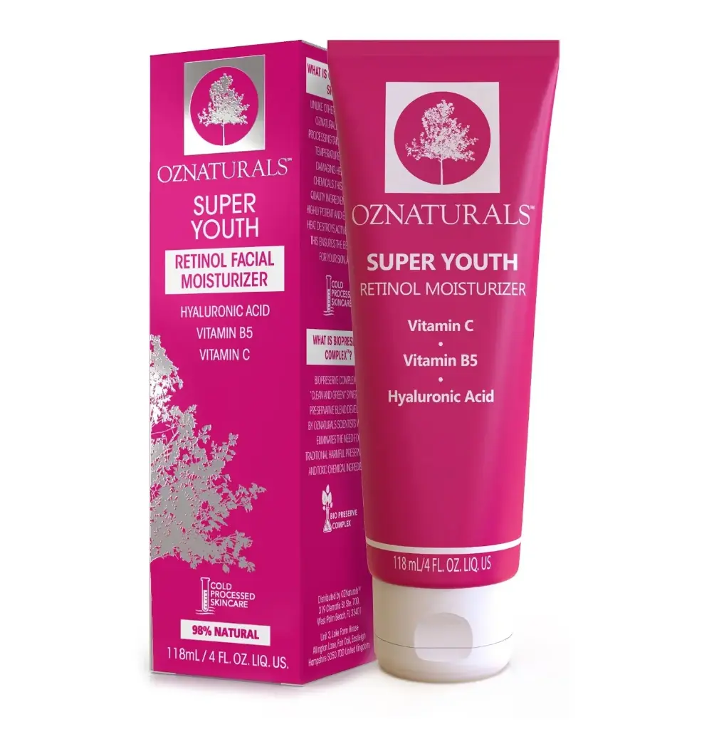 OZNATURALS - FACE MOISTURIZER RETINOL CREAM SUPER YOUTH 118ML‏