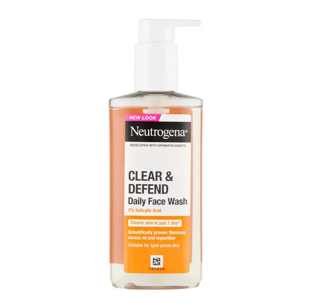 NEUTROGENA - CLEAR & DEFEND FACIAL WASH 200ML