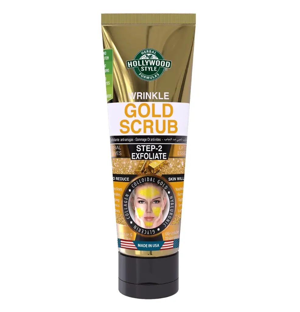 HOLLYWOOD - WRINKLE GOLD SCRUB STEP 2 EXFOLAITE 100ML
