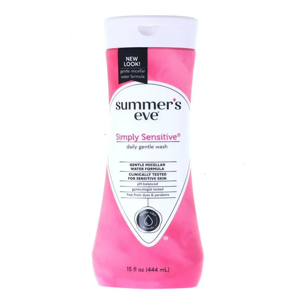 سمر إيف - غسول المنطقة الحساسة سيمبلي سنستيف للبشرة الحساسة 444 مل