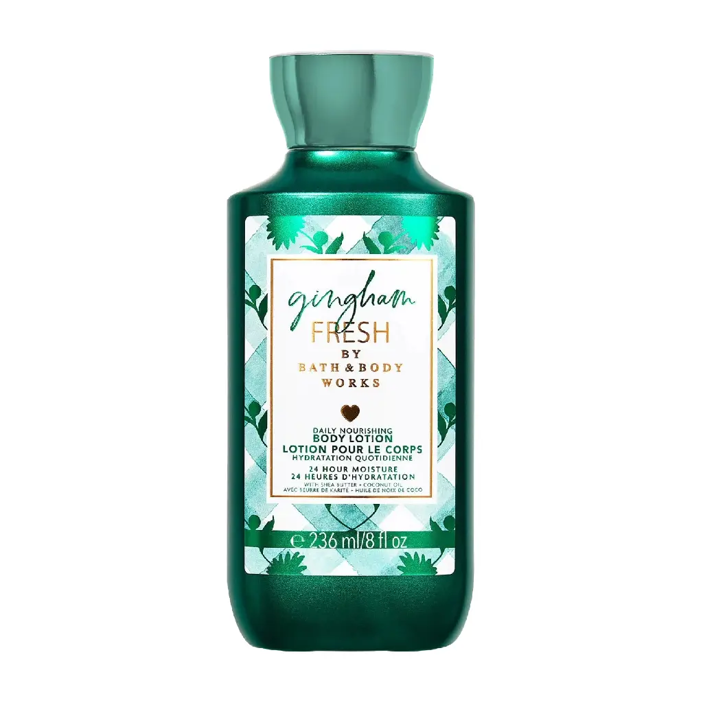 BATH & BODY WORKS - GINGHAM FRESH 24-HOUR MOISTURE BODY LOTION 236ML