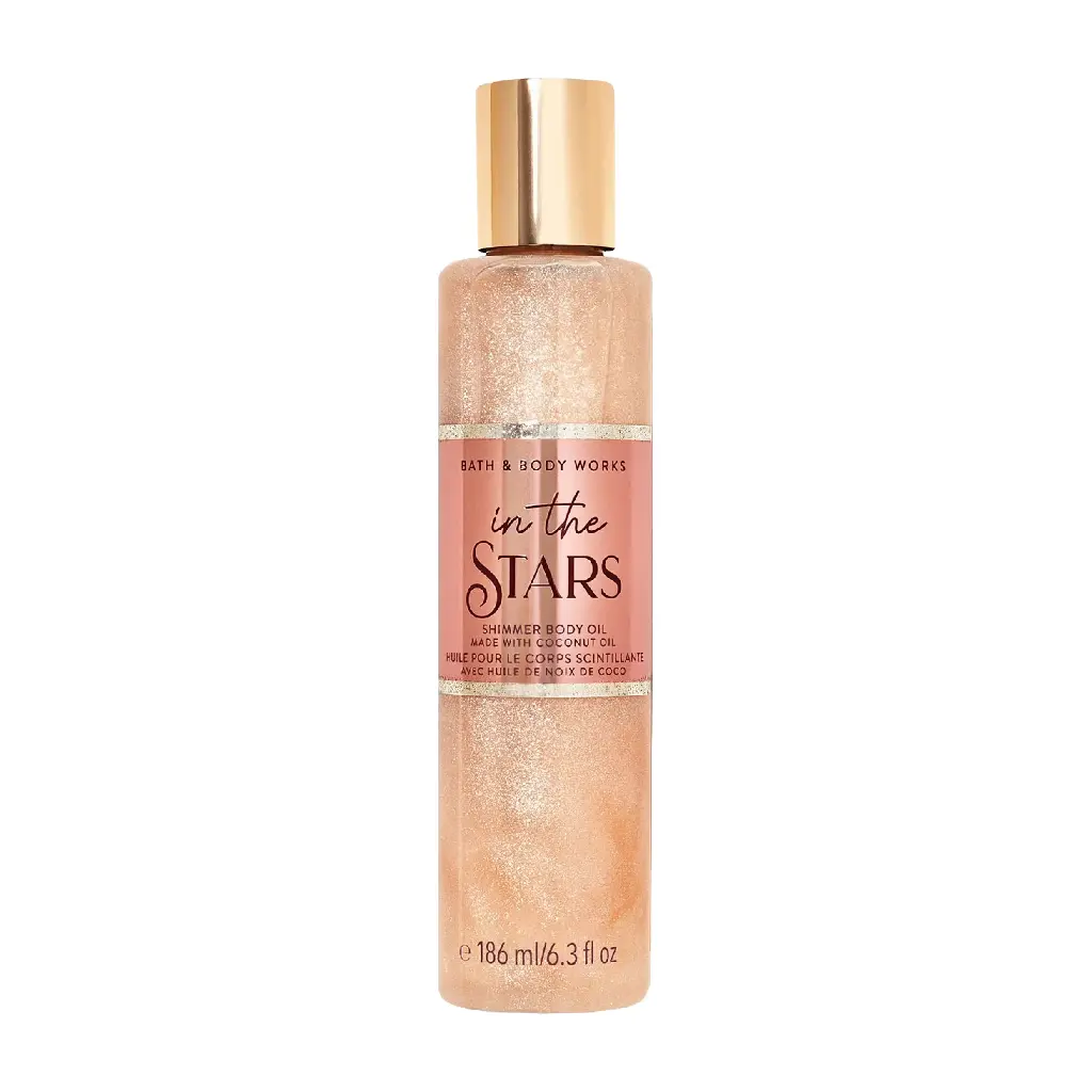 BATH & BODY WORKS - IN THE STARS SHIMMER BODY OIL 186ML