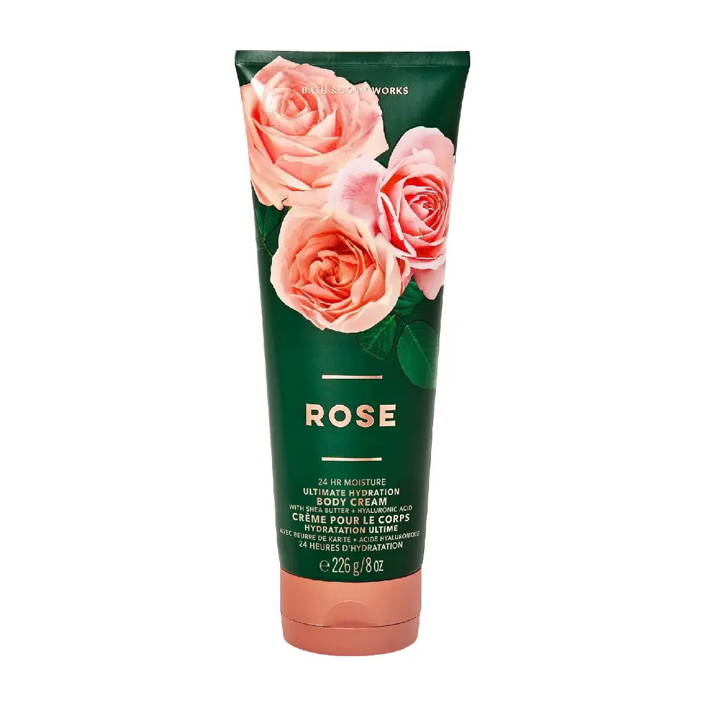 BATH & BODY WORKS - ROSE 24H MOISTURE ULTIMATE HYDRATION BODY CEARM 226G