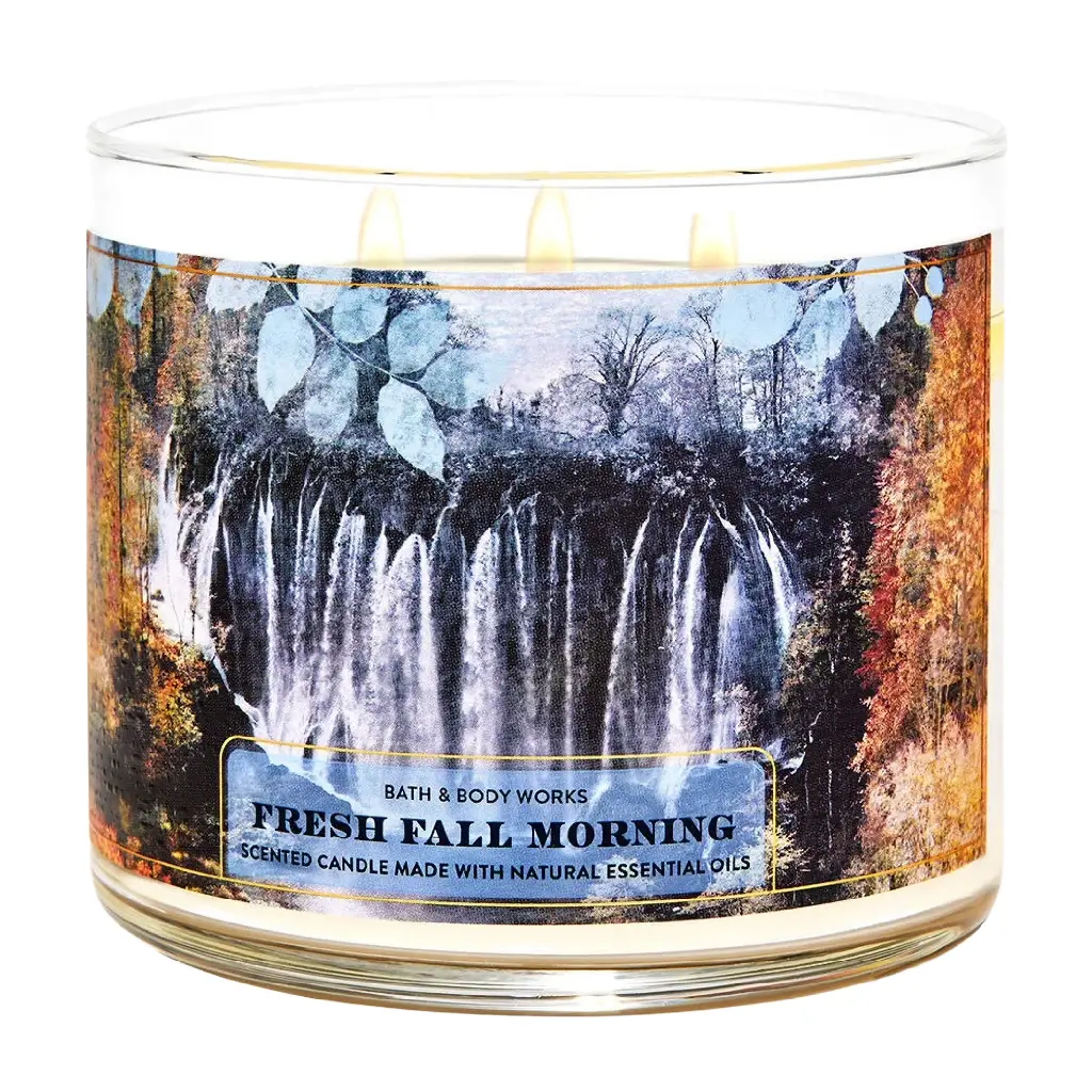 BATH & BODY WORKS - FRESH FALL MORNING CANDLE 411G