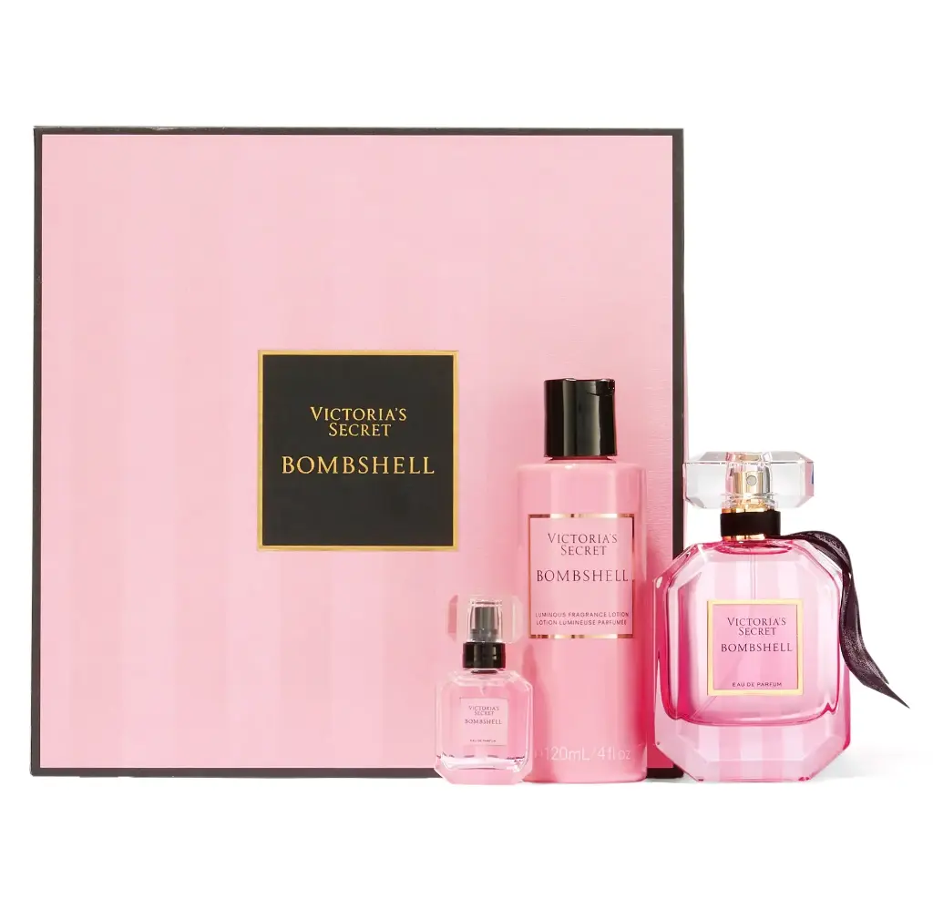 VICTORIA SECRET - GIFT SET BOMBSHELL EDP 50ML + 7.5ML + FRAGRANCE LOTION 100ML