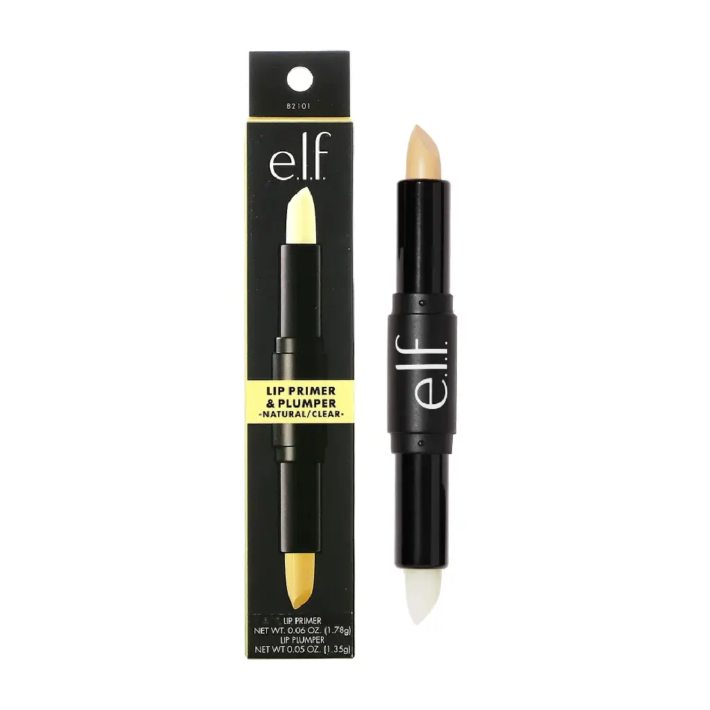 E.L.F - LIP PRIMER & PLUMPER LONG LASTING LIP COLOUR LIPSTICK
