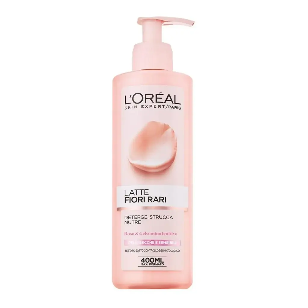 LOREAL - FINE FLOWERS MILK MAKEUP REMOVER CLEANSER 400ML