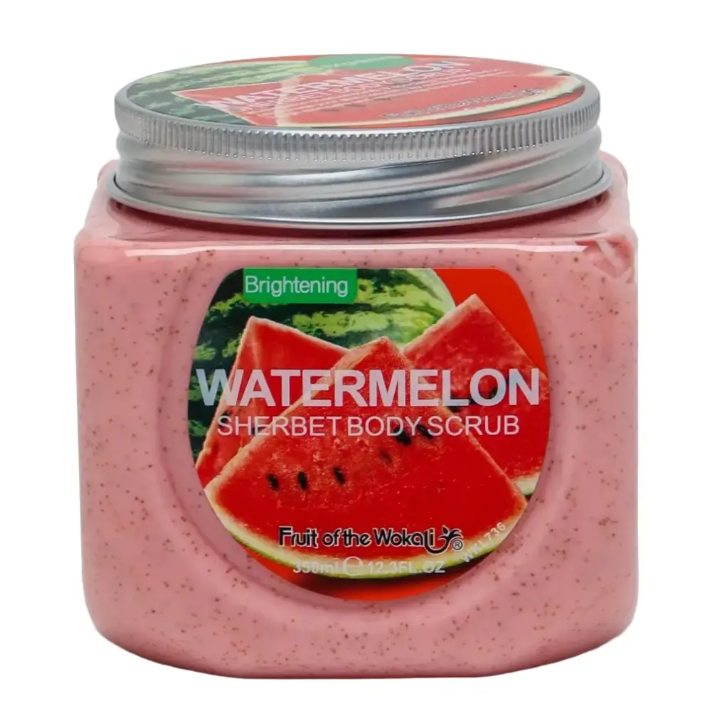 FRUIT OF THE WOKALI - WATERMELON SHERBET BRIGHTENING BODY SCRUB 350ML
