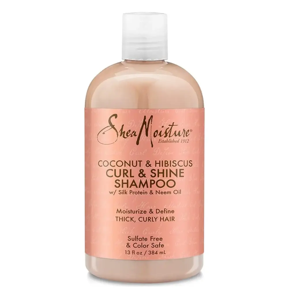 SHEA MOISTURE - COCONUT & HIBISCUS CURL & SHINE HAIR SHAMPOO 384ML