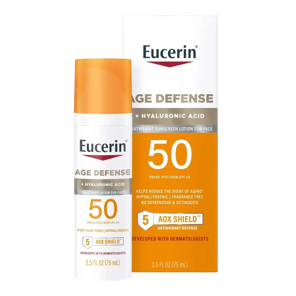 يوسيرين - لوشن واقي شمس خفيف للوجه لمقاومة علامات التقدم في السن بعامل حماية من الشمس درجة 50 حجم 75 مل