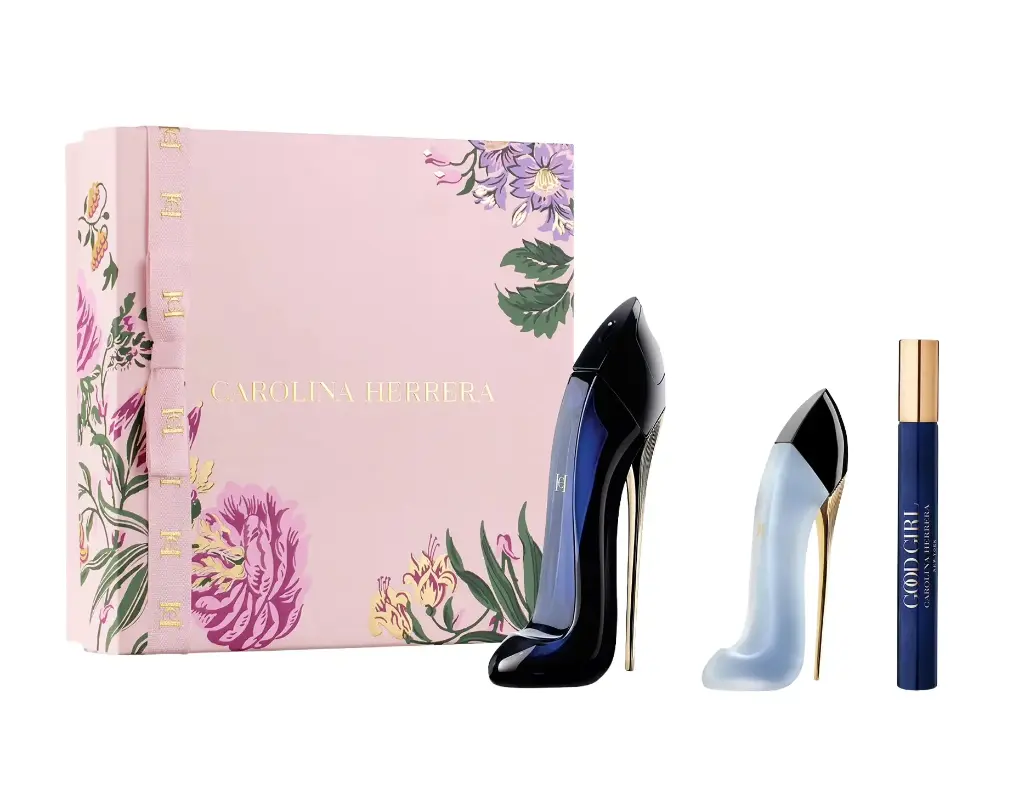 كارولينا هيرريرا - طقم جود جيرل او دي بي 80 مل + 10 مل + معطر شعر 30 مل