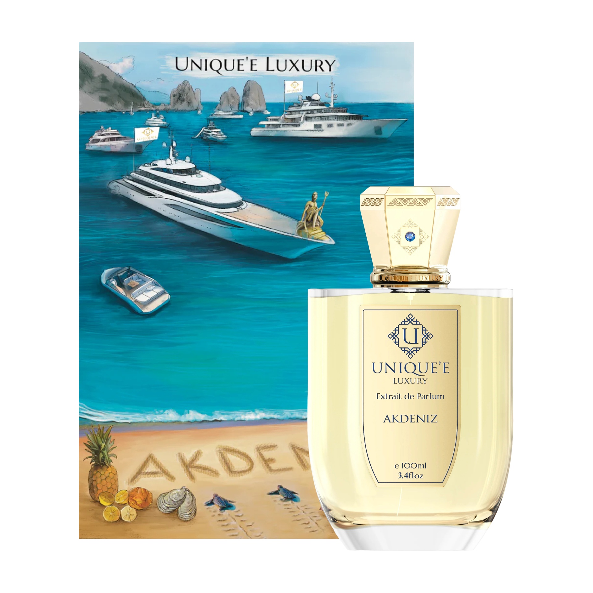 UNIQUE'E LUXURY - AKDENIZ EXTRAIT DE PARFUM 100ML | He & She