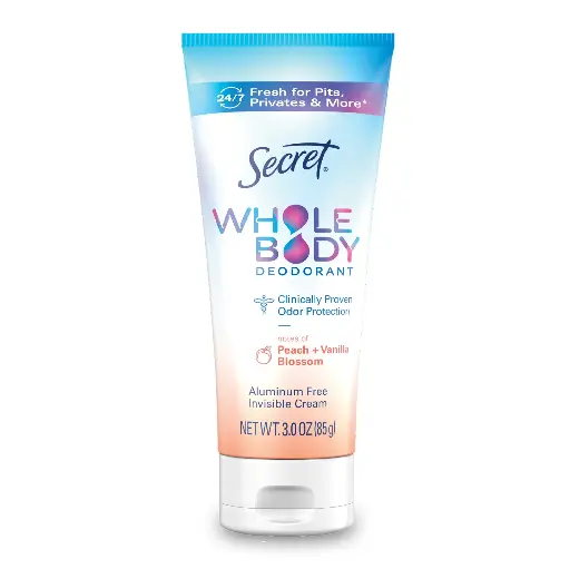 SECRET - WHOLE BODY DEODORANT CLEAR CREAM 85G