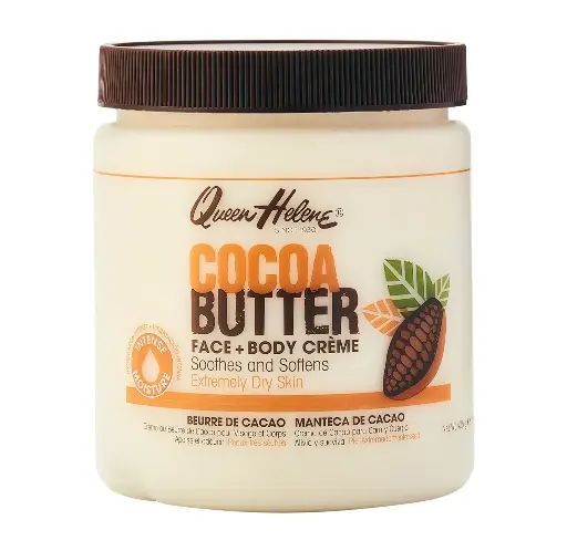 QUEEN HELENE - COCOA BUTTER FACE + BODY CREME SOOTHES AND SOFTENS 425G