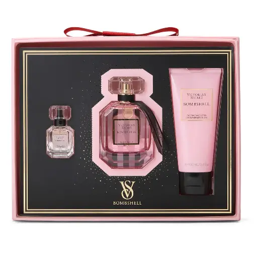 VICTORIA'S SECRET - GIFT SET BOMBSHELL EDP 50ML + 7.5ML + BODY LOTION 100ML