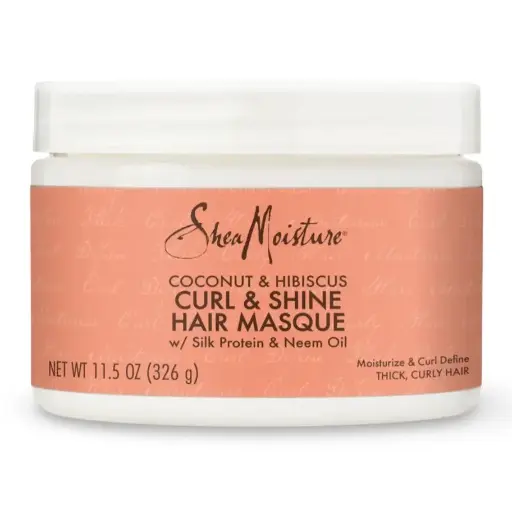SHEAMOISTURE - COCONUT & HIBISCUS CURL & SHINE HAIR MASQUE 340G