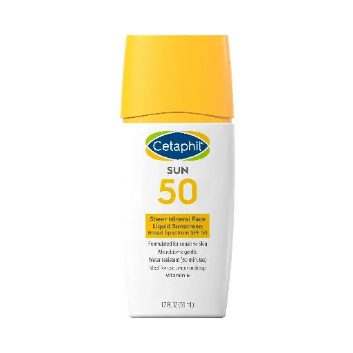 CETAPHIL - SHEER MINERAL SUNSCREEN FACE DROPS SPF50 50ML